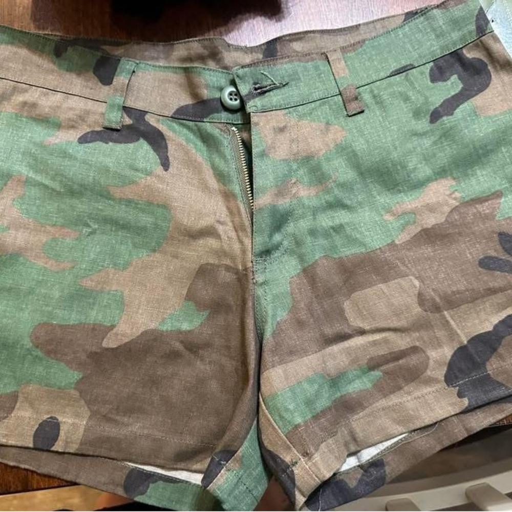 Camouflage Print Shorts
